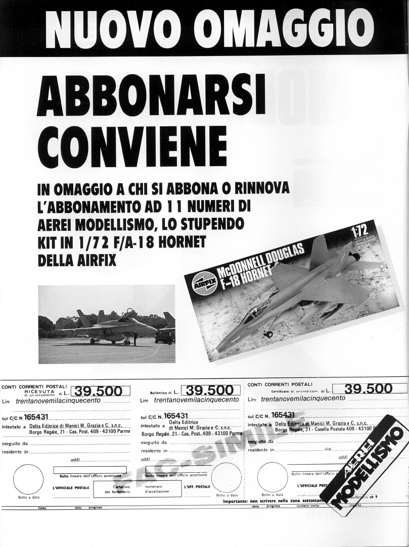 Aerei Modellismo 1989-03